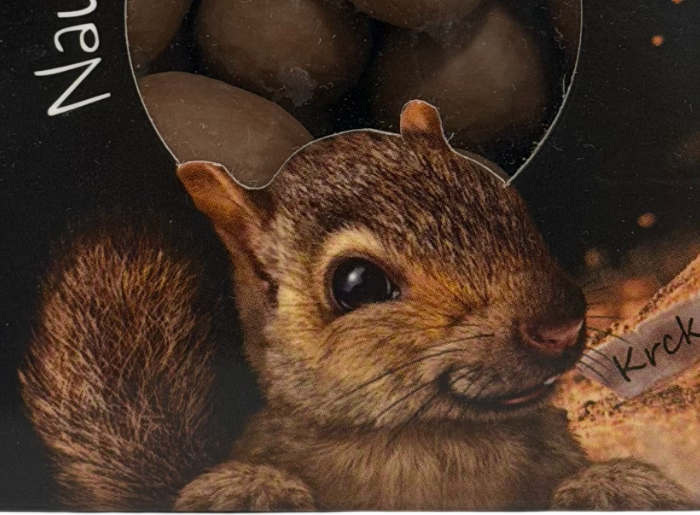 Squirrel detail from Nautilus packaging
