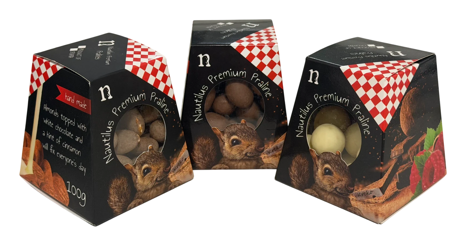 Nautilus product collection packaging